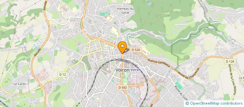 localisation de l'entreprise MADAME JOCELYNE MOTTET à VOIRON
