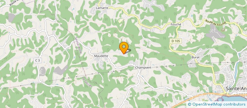 localisation de l'entreprise MADAME JOCELYNE NAMPRY  SAINTE-ANNE