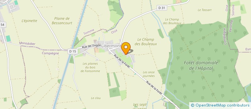 localisation de l'entreprise MADAME JOCELYNE NANTEUIL  LIBERMONT