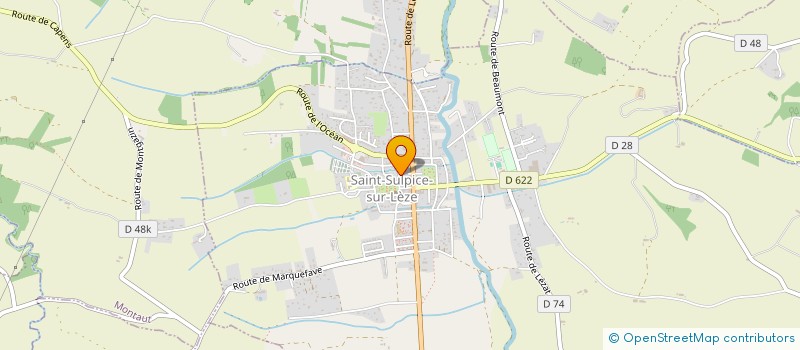 localisation de l'entreprise MADAME JOCELYNE NAUDY  SAINT-SULPICE-SUR-LEZE