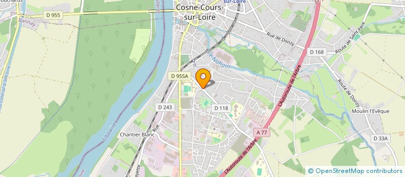 localisation de l'entreprise MADAME JOCELYNE NORMAND à COSNE-COURS-SUR-LOIRE