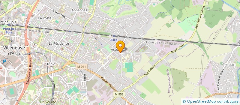 localisation de l'entreprise MADAME JOCELYNE NUTTEN à VILLENEUVE-D'ASCQ