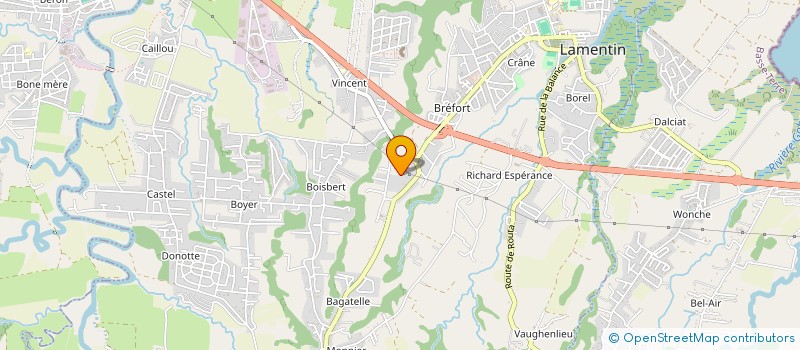 localisation de l'entreprise MADAME JOCELYNE ODADAN  LAMENTIN