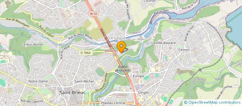 localisation de l'entreprise MADAME JOCELYNE OURVOIS à SAINT-BRIEUC