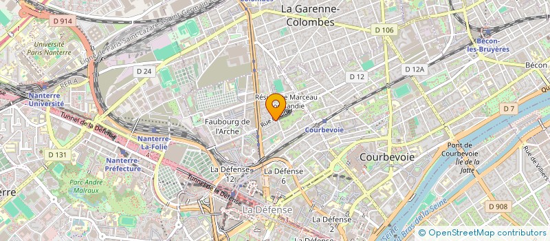 localisation de l'entreprise MADAME JOCELYNE PARTROPFORT à COURBEVOIE