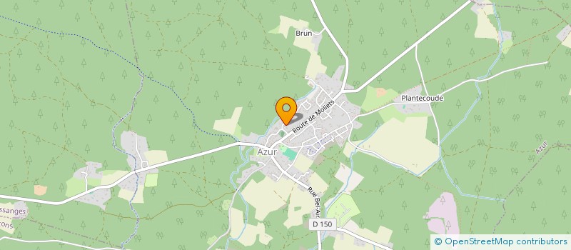 localisation de l'entreprise MADAME JOCELYNE PAVIET  AZUR