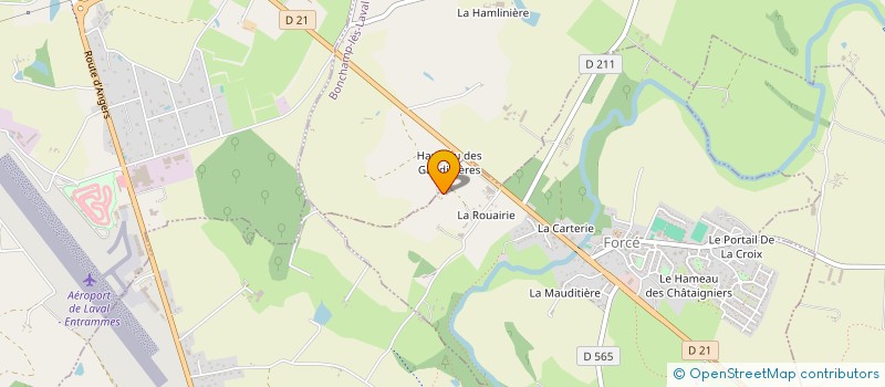 localisation de l'entreprise MADAME JOCELYNE PELLIER à ENTRAMMES