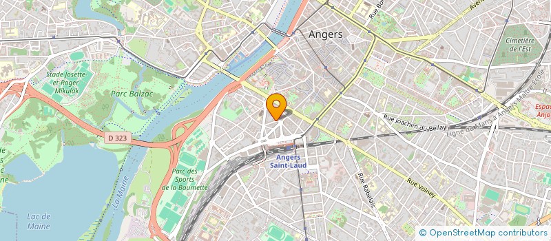 localisation de l'entreprise MADAME JOCELYNE PELTIER à ANGERS