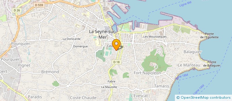 localisation de l'entreprise MADAME JOCELYNE PENELLE à LA SEYNE-SUR-MER
