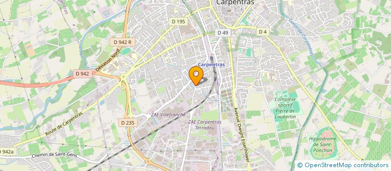 localisation de l'entreprise MADAME JOCELYNE PERROUD à CARPENTRAS