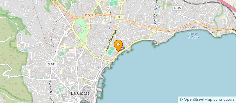 localisation de l'entreprise MADAME JOCELYNE PERSE  LA CIOTAT