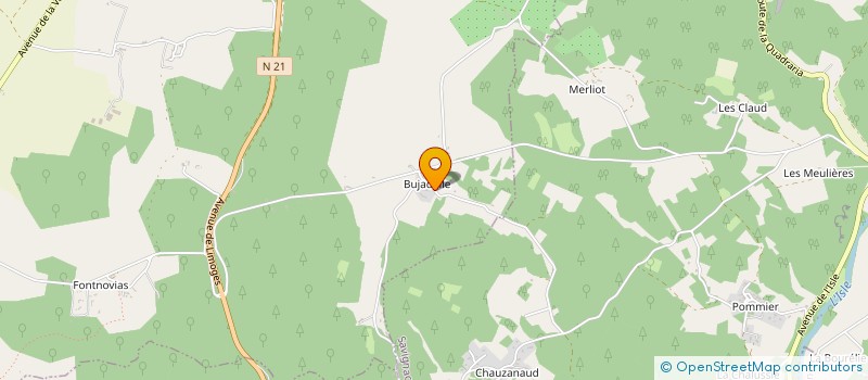 localisation de l'entreprise MADAME JOCELYNE PETITOT  SAVIGNAC-LES-EGLISES