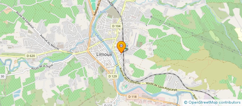 localisation de l'entreprise MADAME JOCELYNE PEVRIER à LIMOUX
