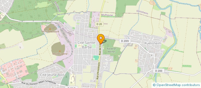 localisation de l'entreprise MADAME JOCELYNE PEYRE  WITTENHEIM