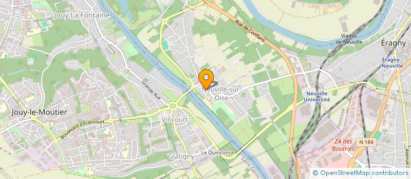 localisation de l'entreprise MADAME JOCELYNE PIERRE  NEUVILLE-SUR-OISE