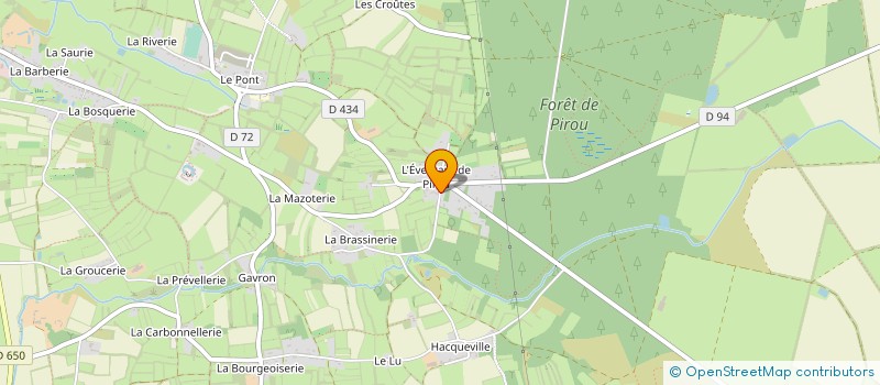 localisation de l'entreprise MADAME JOCELYNE PINGUET  PIROU