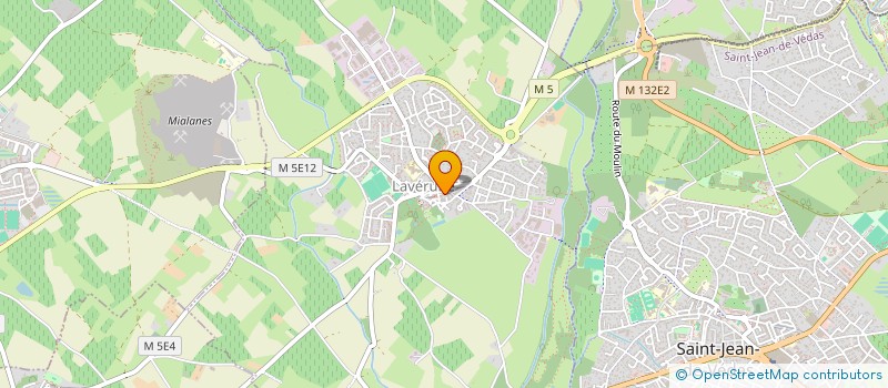 localisation de l'entreprise MADAME JOCELYNE PORTAL  LAVERUNE