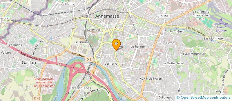 localisation de l'entreprise MADAME JOCELYNE POZZOLINI à ANNEMASSE