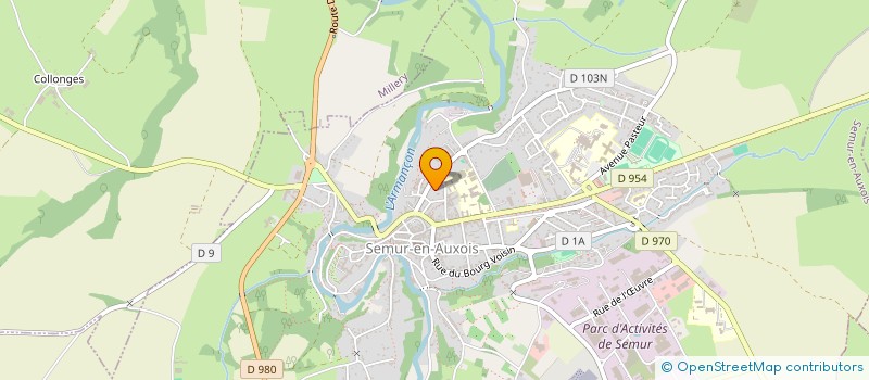 localisation de l'entreprise MADAME JOCELYNE PRADIER à SEMUR-EN-AUXOIS
