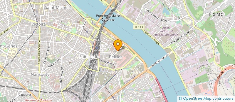 localisation de l'entreprise MADAME JOCELYNE PRAGOUT  BORDEAUX