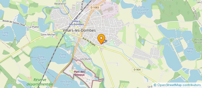 localisation de l'entreprise MADAME JOCELYNE PRUVOST  VILLARS-LES-DOMBES