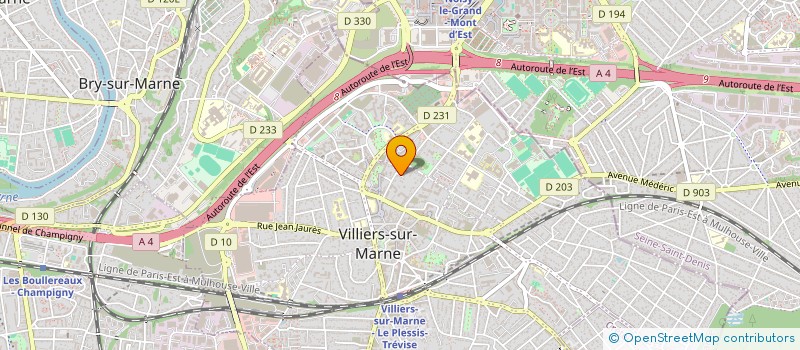 localisation de l'entreprise MADAME JOCELYNE QUINETTE à VILLIERS-SUR-MARNE