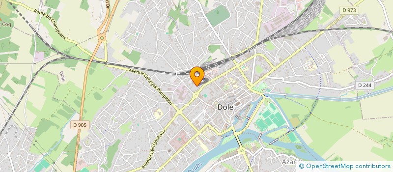 localisation de l'entreprise MADAME JOCELYNE RAZZANO à DOLE
