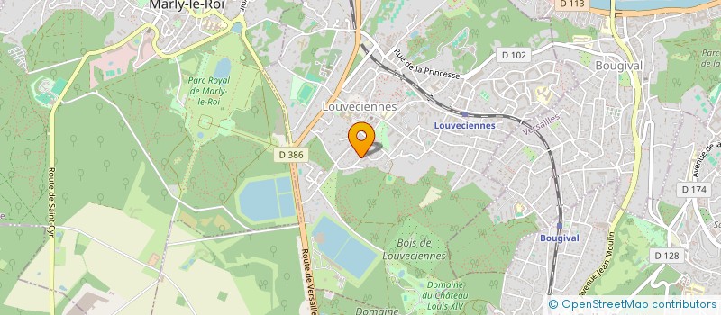 localisation de l'entreprise MADAME JOCELYNE REIDE à LOUVECIENNES