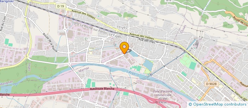 localisation de l'entreprise MADAME JOCELYNE RENNARD  THYEZ