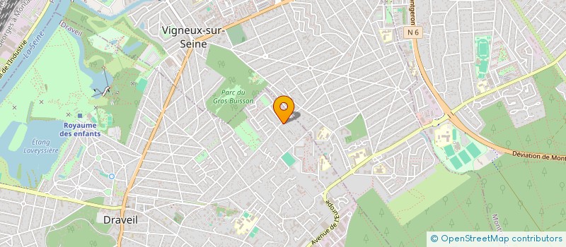 localisation de l'entreprise MADAME JOCELYNE RIGOLLET à DRAVEIL