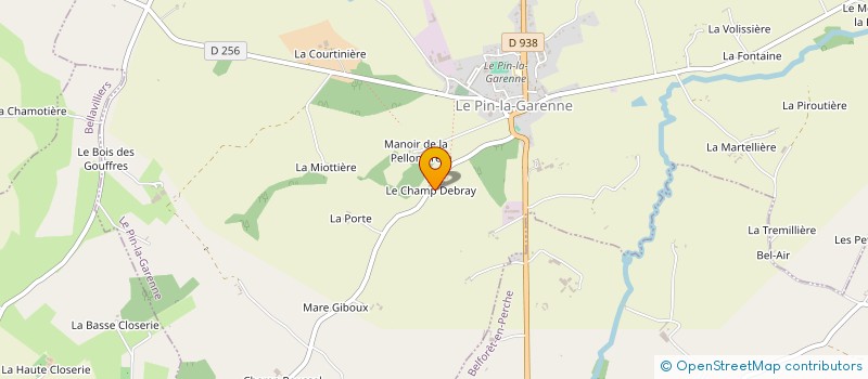 localisation de l'entreprise MADAME JOCELYNE RIGUET à LE PIN-LA-GARENNE