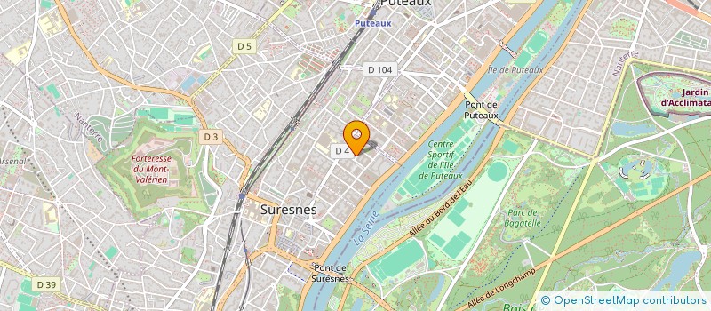 localisation de l'entreprise MADAME JOCELYNE ROUAH  SURESNES