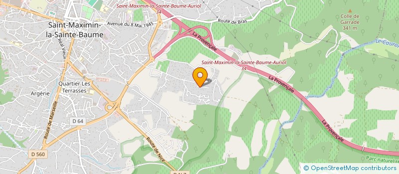 localisation de l'entreprise MADAME JOCELYNE RUIZ à SAINT-MAXIMIN-LA-SAINTE-BAUME