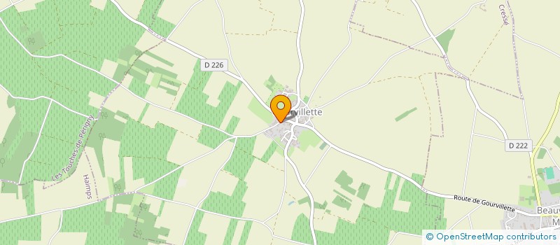 localisation de l'entreprise MADAME JOCELYNE SARRAZIN  GOURVILLETTE