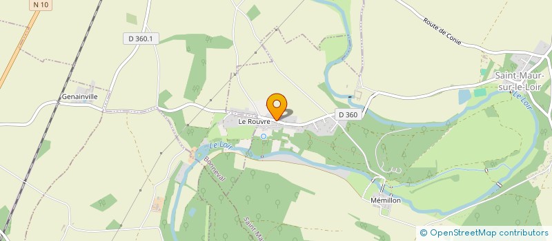 localisation de l'entreprise MADAME JOCELYNE SAVIGNY à SAINT-MAUR-SUR-LE-LOIR