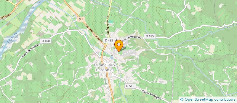 localisation de l'entreprise MADAME JOCELYNE SBARDELLA à MIRABEL-AUX-BARONNIES