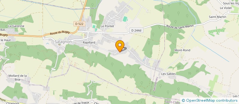 localisation de l'entreprise MADAME JOCELYNE SCHEID  SALAGNON