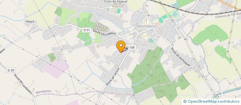 localisation de l'entreprise MADAME JOCELYNE SCHMITT  MONTBETON