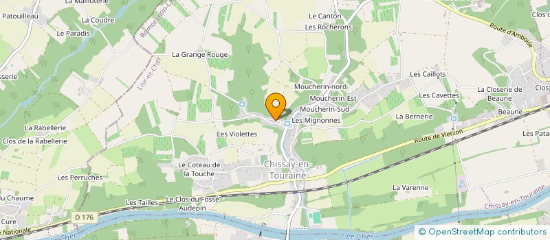 localisation de l'entreprise MADAME JOCELYNE SELLIER  CHISSAY-EN-TOURAINE