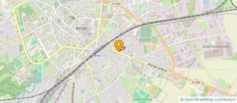 localisation de l'entreprise MADAME JOCELYNE SERUSIER à ARRAS
