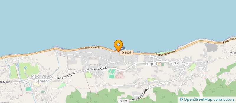 localisation de l'entreprise MADAME JOCELYNE SEUGE  SAINT-GINGOLPH