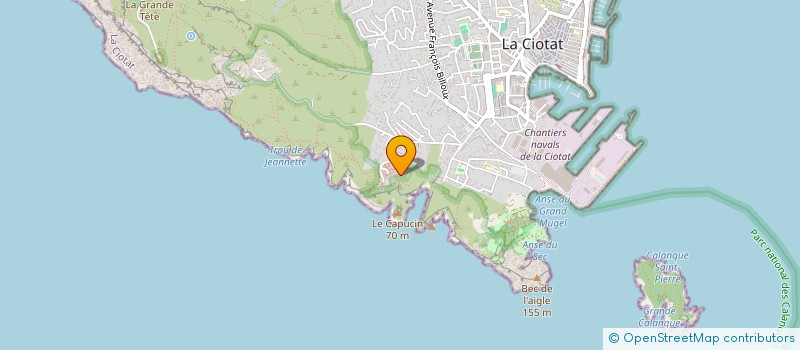 localisation de l'entreprise MADAME JOCELYNE SGHINOLFI  LA CIOTAT