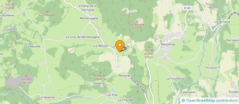 localisation de l'entreprise MADAME JOCELYNE SIMOND  SAINT-JULIEN-DU-PINET