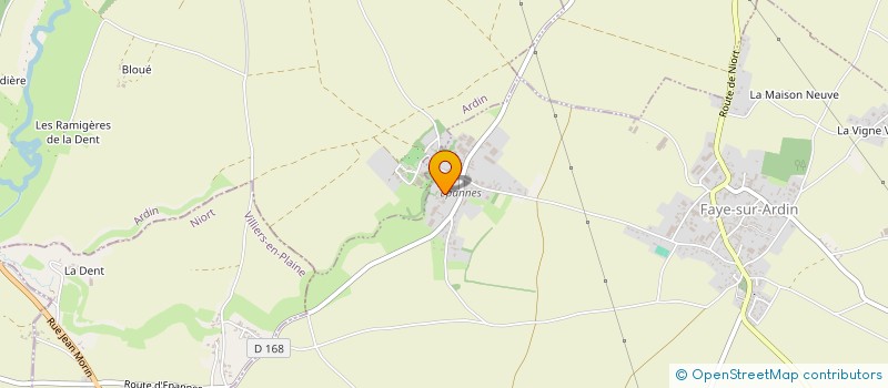 localisation de l'entreprise MADAME JOCELYNE SONAGERE à FAYE-SUR-ARDIN