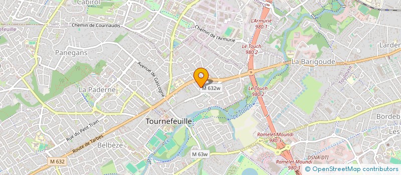 localisation de l'entreprise MADAME JOCELYNE SOULAINE à TOURNEFEUILLE