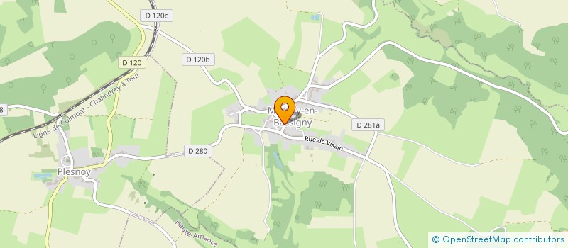 localisation de l'entreprise MADAME JOCELYNE TAGAUX à ANDILLY-EN-BASSIGNY