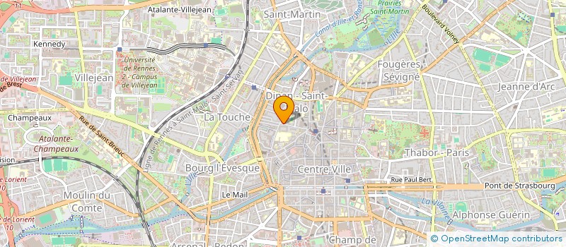 localisation de l'entreprise MADAME JOCELYNE TANCHOT  RENNES