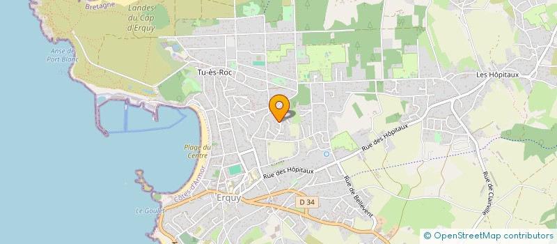 localisation de l'entreprise MADAME JOCELYNE TANGUY à ERQUY