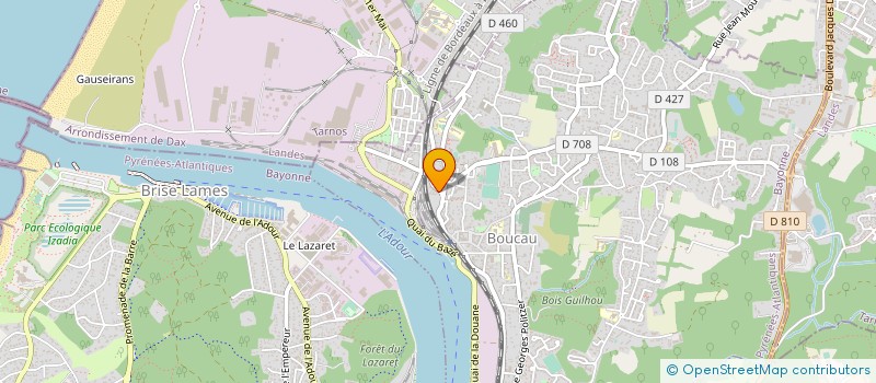 localisation de l'entreprise MADAME JOCELYNE TARAULT  BOUCAU