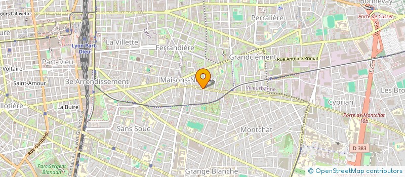 localisation de l'entreprise MADAME JOCELYNE THEVENIN à LYON